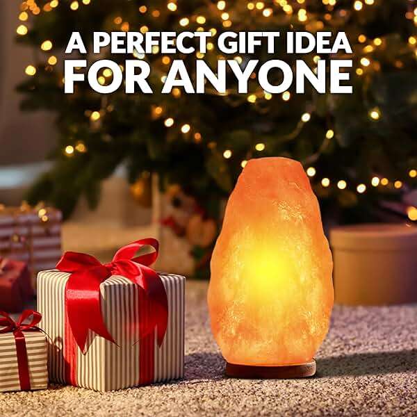 WBM LLC Himalayan Glow Natural Pink Salt Lamp, Crystal Salt Lamp Night Light with (ETL Certified) Brightness Control Dimmer Switch, Wooden Base & Salt Lamps Bulb | 6-8 LBS, Model Number: 1001 - Image 7