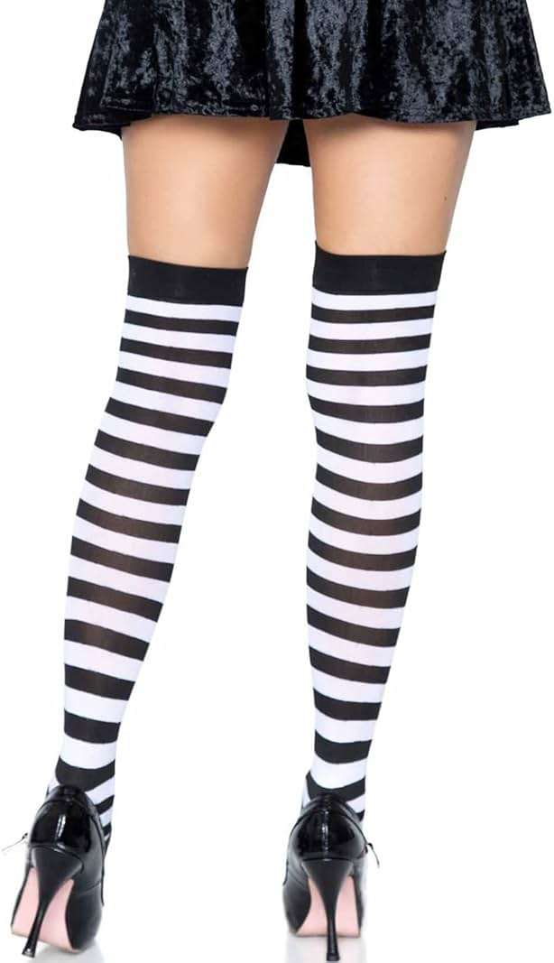 Leg Avenue Women's Nylon Striped Stockings - Image 2