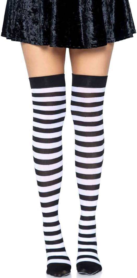 Leg Avenue Women's Nylon Striped Stockings - Image 3