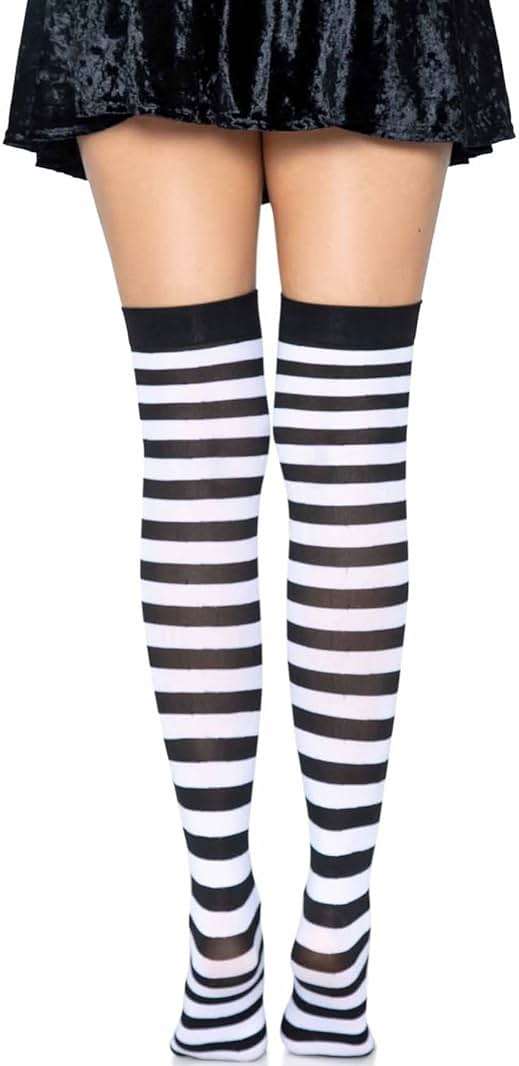 Leg Avenue Women's Nylon Striped Stockings - Image 4
