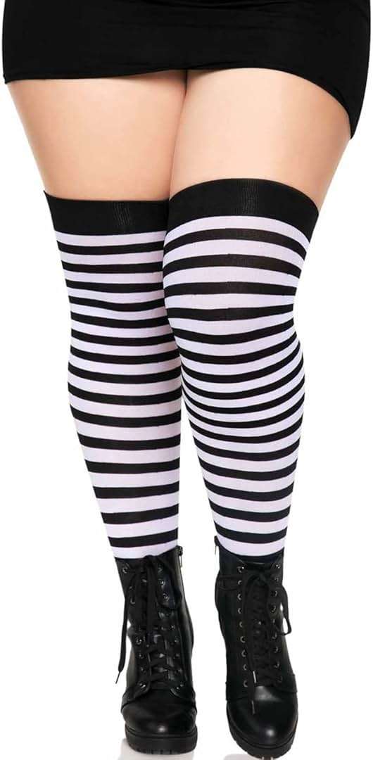 Leg Avenue Women's Nylon Striped Stockings - Image 5