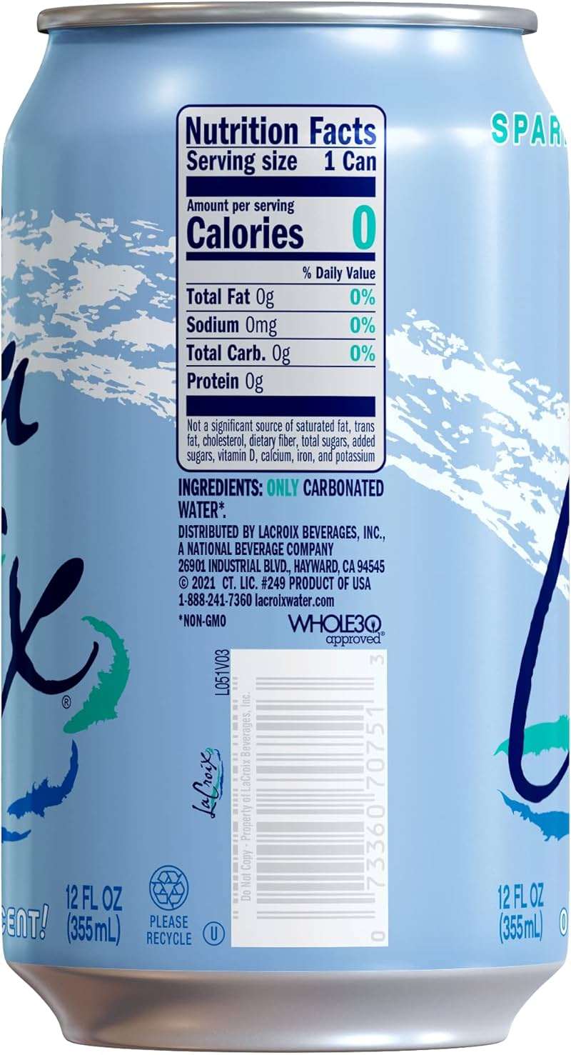La Croix Sparkling Water, Pure, 12 Fl Oz (pack of 12) - Image 2