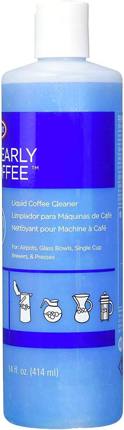 Urnex Clearly Coffee Pot Cleaner - 3 Pack - Made in the USA - French Press Liquid Cleaner for Glass Bowls Airpots Satellite Brewers and Thermal Servers Removes Coffee Oils - Image 2