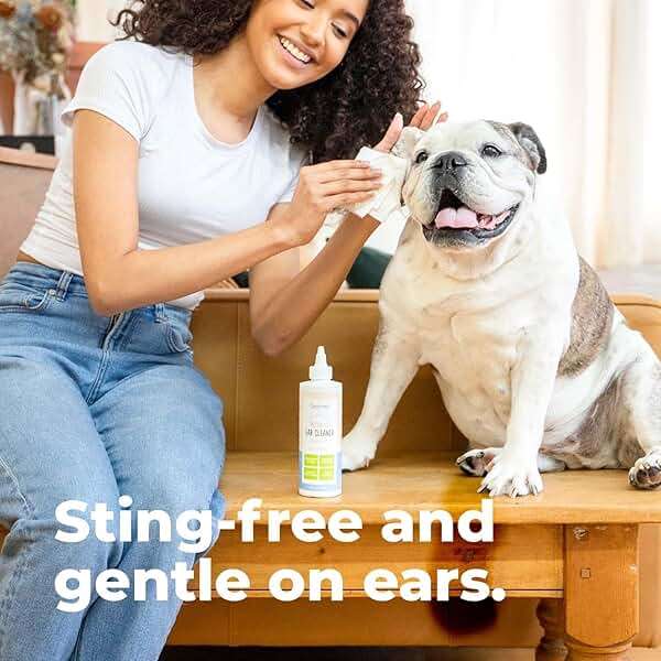 Oxyfresh Advanced Pet Ear Cleaner - Best Dog and Cat Ear Cleaning Solution - Helps with Yeast, Wax, Dirt & Itchy Ear Canal - Cleaning, Soothing, & Sting-Free Dog Ear Wash & Cat Ear Rinse - 8oz - Image 5