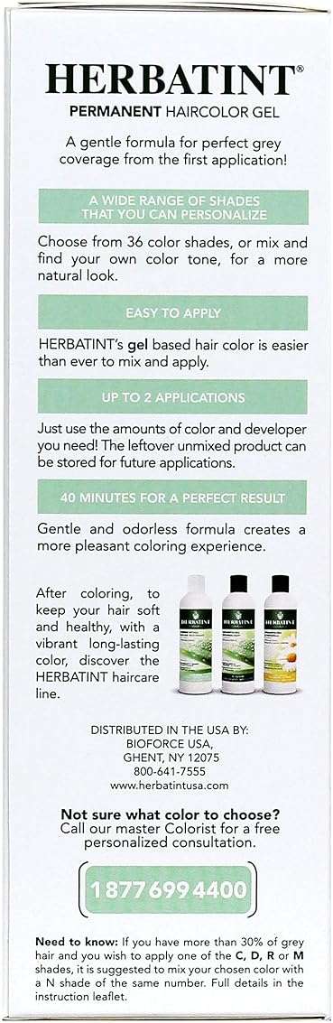 Hair Color 4N Chestnut Kit By Herbatint - Image 6