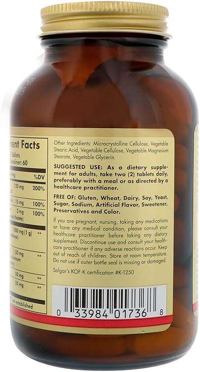 Solgar Skin, Nails & Hair, Advanced MSM Formula, 120 Tablets - Supports Collagen for Hair, Nail and Skin Health - Provides Zinc, Vitamin C & Copper - Non GMO, Vegan, Gluten & Dairy Free - 60 Servings - Image 4