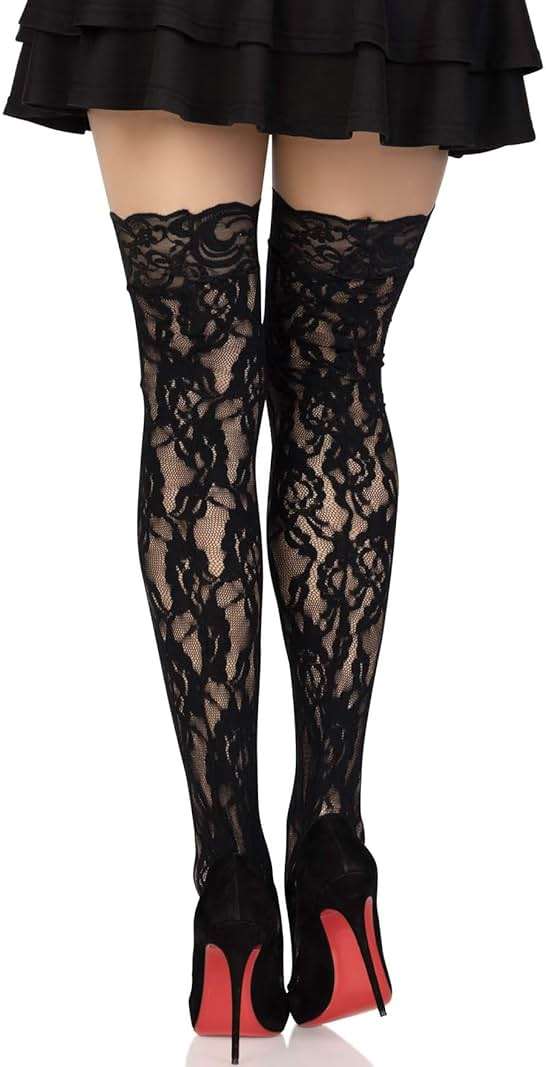 Leg Avenue Women's Hosiery Lace Thigh Highs - Image 2