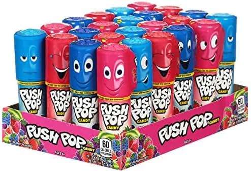 Push Pop Halloween Candy Variety Pack, 24Ct Bulk Individually Wrapped Lollipops for Party Favors in Assorted Flavors, Full Size, Fun Hard Candy For Birthday, Trick or Treat, Halloween Bowls, Gifts - Image 5