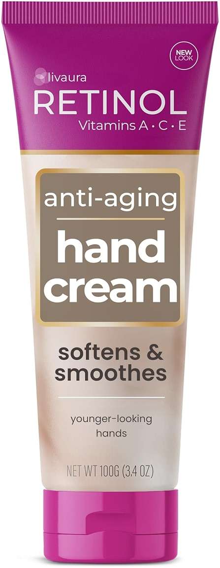 LIVAURA Anti-Aging Hand Cream – Lotion for Dry Cracked Hands, Best Moisturizing Hand Lotion for Women & Men, Travel Size Hands Cream, Non Greasy Moisturizer for Dry Hands - Image 1