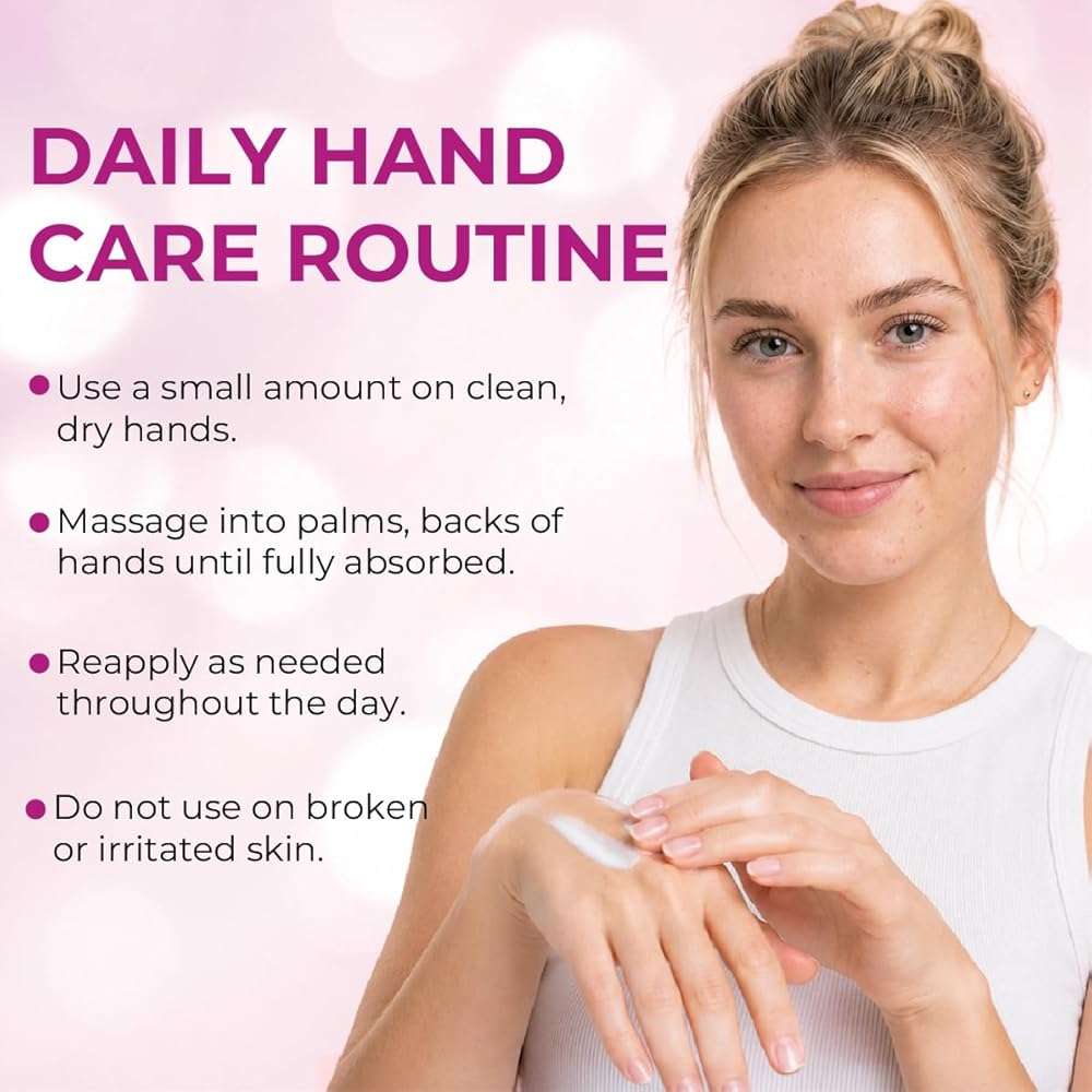 LIVAURA Anti-Aging Hand Cream – Lotion for Dry Cracked Hands, Best Moisturizing Hand Lotion for Women & Men, Travel Size Hands Cream, Non Greasy Moisturizer for Dry Hands - Image 5
