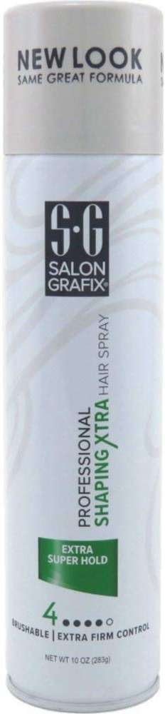Salon Grafix Profession Shaping Hairspray, Extra Super Hold 9, 10 Oz - Image 2