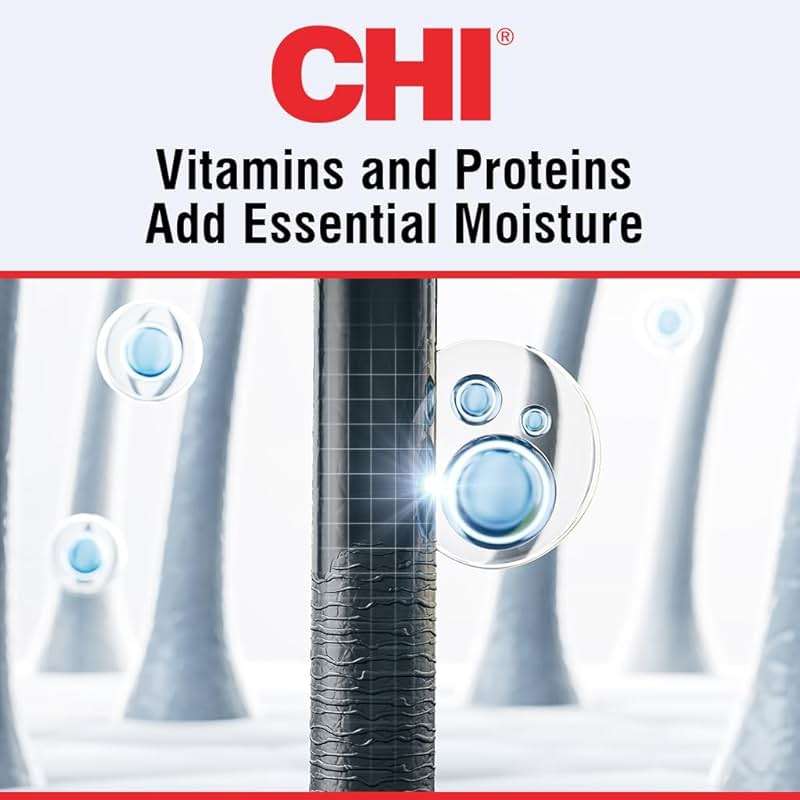 CHI 44 Iron Guard Thermal Protection Spray for Hair, Heat Damage Shield with Ceramic Minerals, Lightweight Styling Spray, Frizz Control & Shine Enhancer, 8 Fl Oz - Image 4