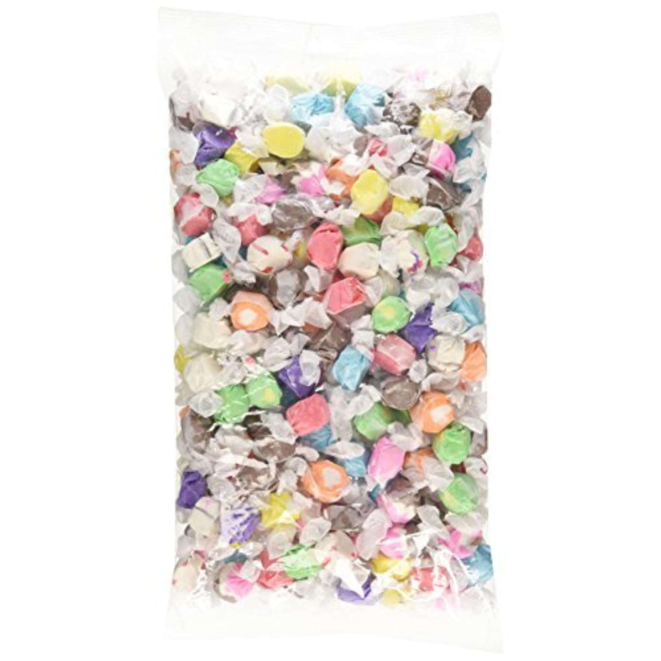 Sweet Candy Company Salt Water Taffy Individually Wrapped - Salt Water Taffy Candy Bulk, Old Fashioned Assorted Flavors, Soft and Chewy Candy Mix, Gluten Free Variety Pack - 3 lb Bag - Image 1