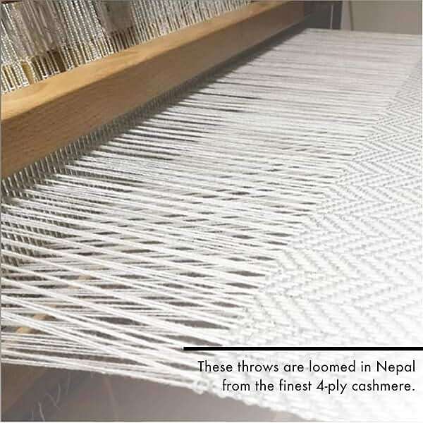 Cashmere Boutique 100% Pure Cashmere Throw Blanket - Lightweight, Breathable Cozy Luxury, Soft and Warm - 60 x 80 Inches - Image 5