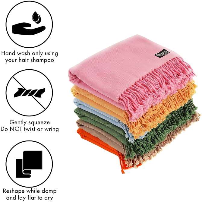 Cashmere Boutique 100% Pure Cashmere Throw Blanket - Lightweight, Breathable Cozy Luxury, Soft and Warm - 60 x 80 Inches - Image 7