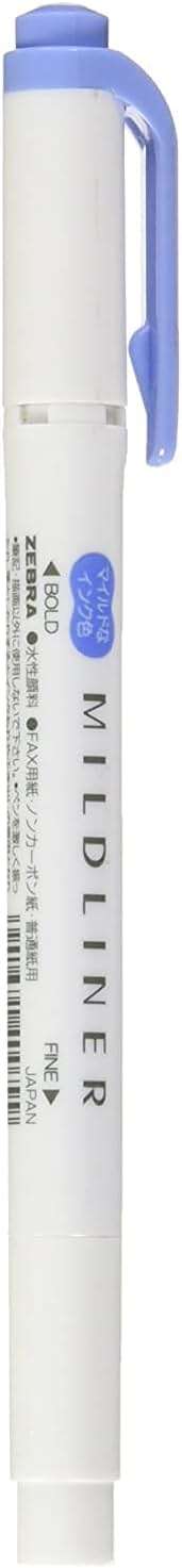 Zebra Highlighter Mildliner, Mild Dark Blue (WKT7-MDB) - Image 1