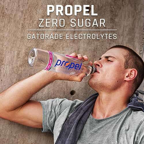 Propel, Kiwi Strawberry, Zero Calorie Sports Drinking Water with Electrolytes and Vitamins C&E, 16.9 Fl Oz (12 Count) - Image 5
