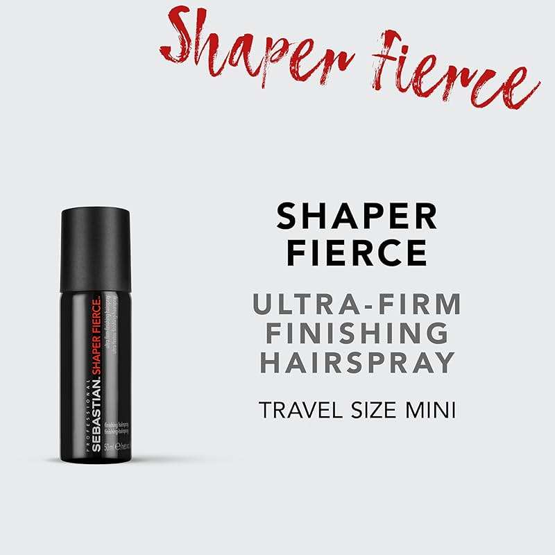 Sebastian Professional Shaper Fierce Hairspray | Strong, Ultra-Firm, All Day Hold | Packaging May Vary - Image 2