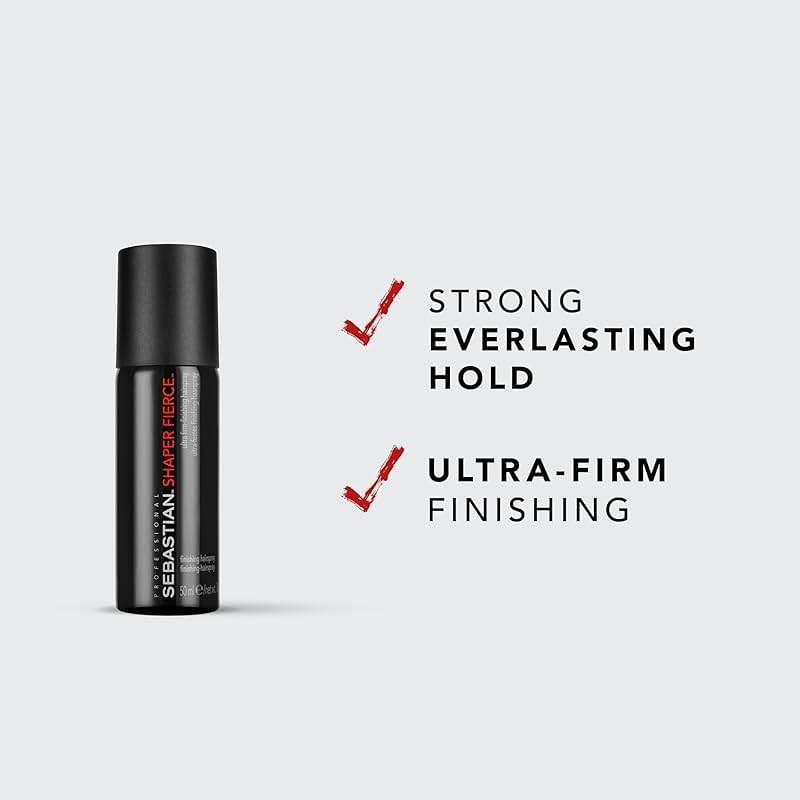 Sebastian Professional Shaper Fierce Hairspray | Strong, Ultra-Firm, All Day Hold | Packaging May Vary - Image 3