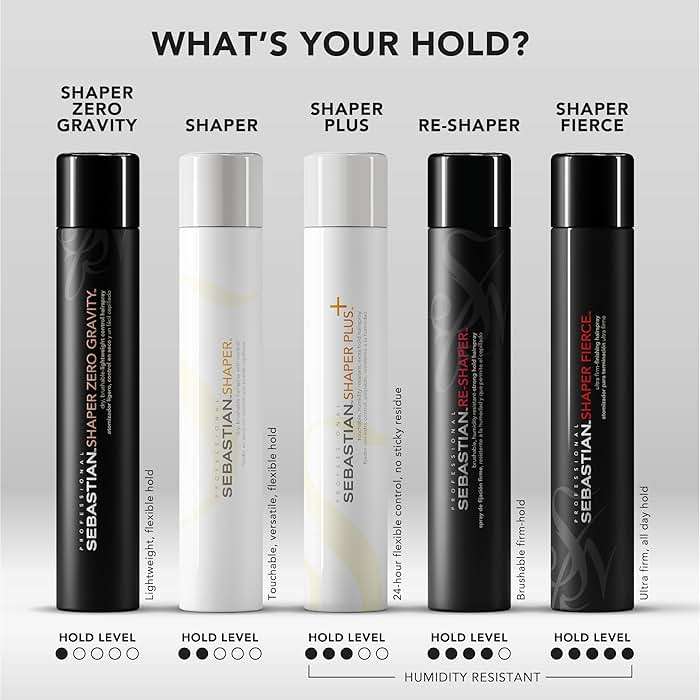 Sebastian Professional Shaper Fierce Hairspray | Strong, Ultra-Firm, All Day Hold | Packaging May Vary - Image 6