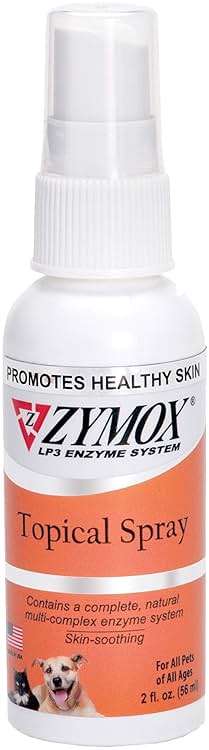 Zymox Topical Hot Spot Spray for Dogs and Cats Without Hydrocortisone, 2oz - Image 1