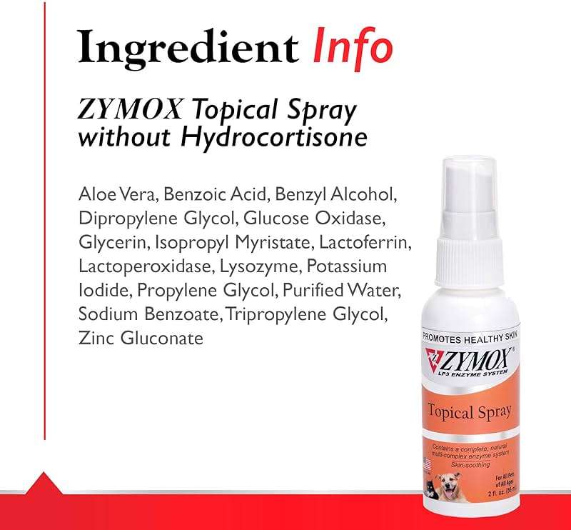 Zymox Topical Hot Spot Spray for Dogs and Cats Without Hydrocortisone, 2oz - Image 5