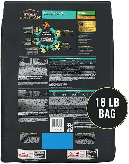 Purina Pro Plan High Protein Small Breed Puppy Food DHA Chicken & Rice Formula - 18 lb. Bag Packaging May Vary - Image 6
