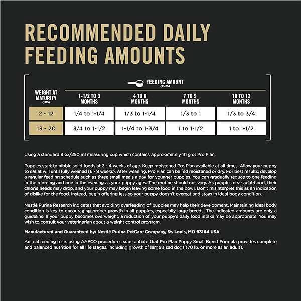 Purina Pro Plan High Protein Small Breed Puppy Food DHA Chicken & Rice Formula - 18 lb. Bag Packaging May Vary - Image 10