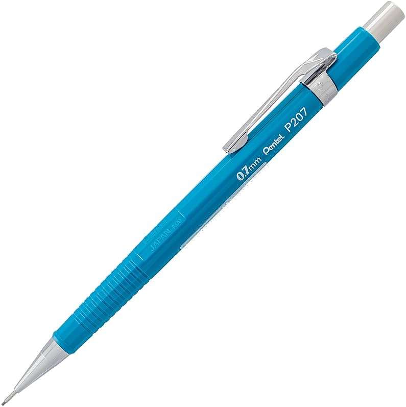 Pentel Sharp Automatic Pencil, (0.7mm), Blue Barrels, Pack of 2 (P207BP2-K6) - Image 2
