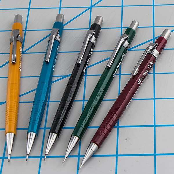 Pentel Sharp Automatic Pencil, (0.7mm), Blue Barrels, Pack of 2 (P207BP2-K6) - Image 8