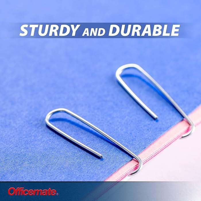 Officemate Premium #1 Paper Clips, 1,000 Paper Clips (10 Boxes of 100 Each) (99916) , Silver - Image 3