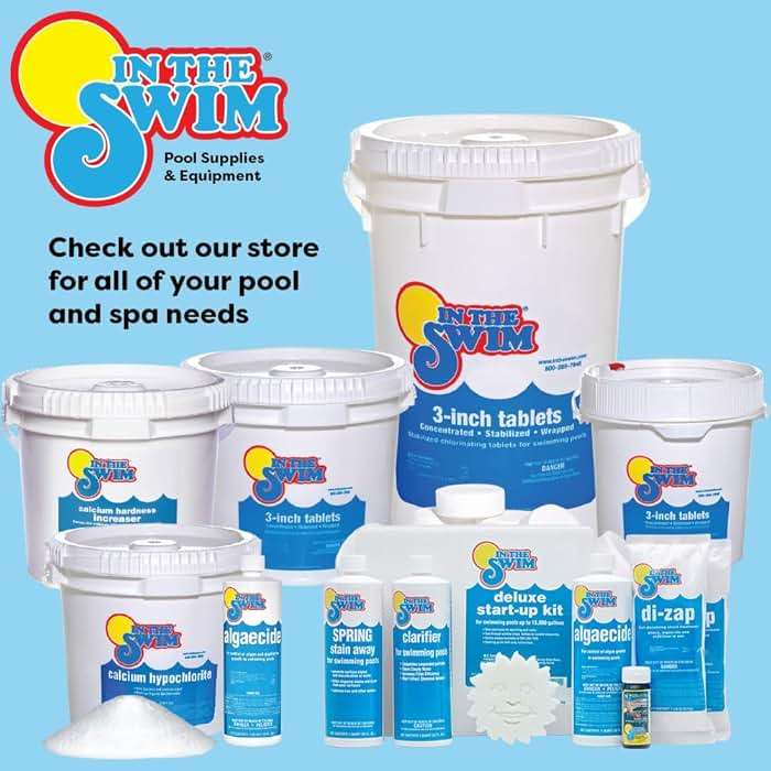 In The Swim 3 Inch Stabilized Chlorine Tablets for Sanitizing Swimming Pools - Individually Wrapped, Slow Dissolving - 90% Available Chlorine - Tri-Chlor - 50 Pounds - Image 7