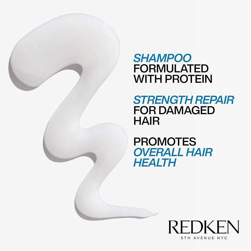 Redken Extreme Shampoo - Strengthen & Repair Damaged Hair, For Damaged Hair, Infused With Proteins - Image 3