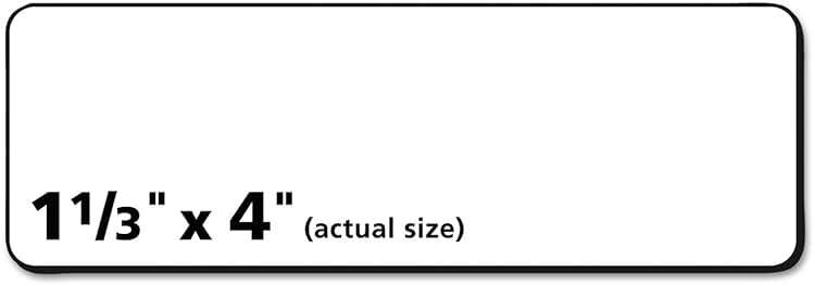 Avery Averyamp;reg; Easy Peel Address Labels for Inkjet Printer, 1-1/3 x 4, White, 350/Pack - Image 5