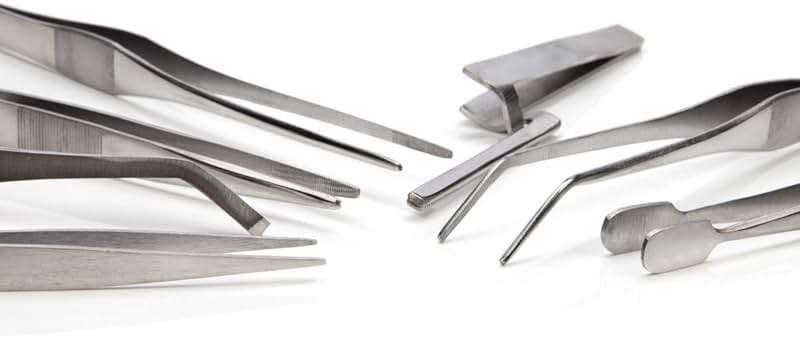 Steelman 7-Piece Tweezer Variety Tool Set for Electronic Repairs, Jewelry Making, and Model Building, Stainless Steel, Includes Sharp, Angled, Blunt, and Offset Tips, Storage Case Included - Image 4