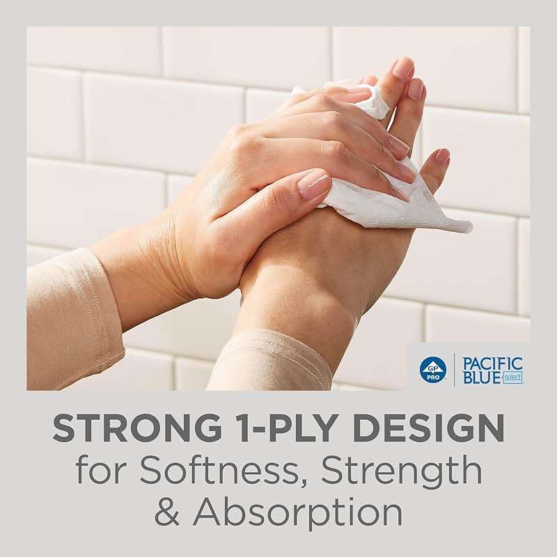 Pacific Blue Select C-Fold Paper Towels by GP PRO (Georgia-Pacific), White, 20241, 200 Towels Per Pack, 12 Packs Per Case (2400 Total), 10.10'' x 13.20 - Image 7