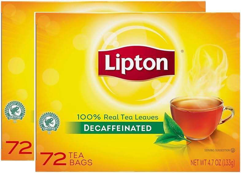 Lipton Decaffeinated Tea Bags - Image 1