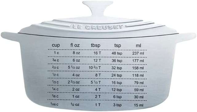 Le Creuset Stainless Steel Measure Magnet, 6 1/2" x 3 3/4" - Image 2
