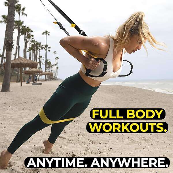 TRX All-In-One Home Gym System – Complete Suspension Training Kit for Strength Training, HIIT & Full-Body Workouts at Home or Outdoors, Includes Indoor & Outdoor Anchors - Image 2