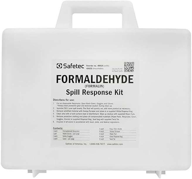Safetec Formaldehyde Spill Response Kit (Hard case) (1 kit/case) - Image 2
