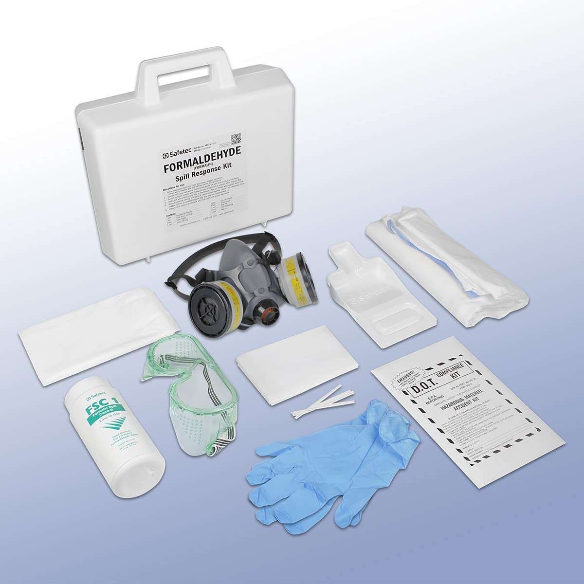 Safetec Formaldehyde Spill Response Kit (Hard case) (1 kit/case) - Image 3