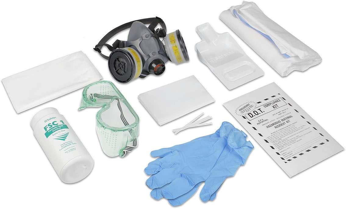 Safetec Formaldehyde Spill Response Kit (Hard case) (1 kit/case) - Image 4