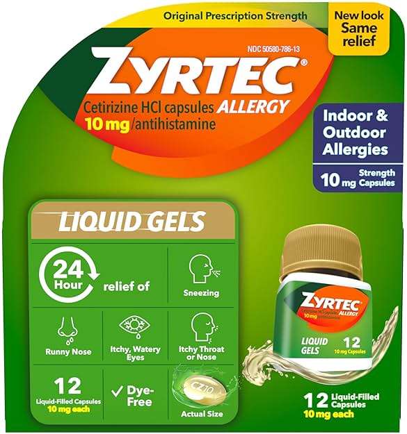 Zyrtec Liquid Gels, 12 Count - Image 1