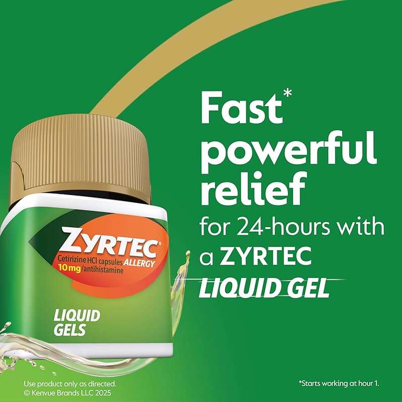 Zyrtec Liquid Gels, 12 Count - Image 3