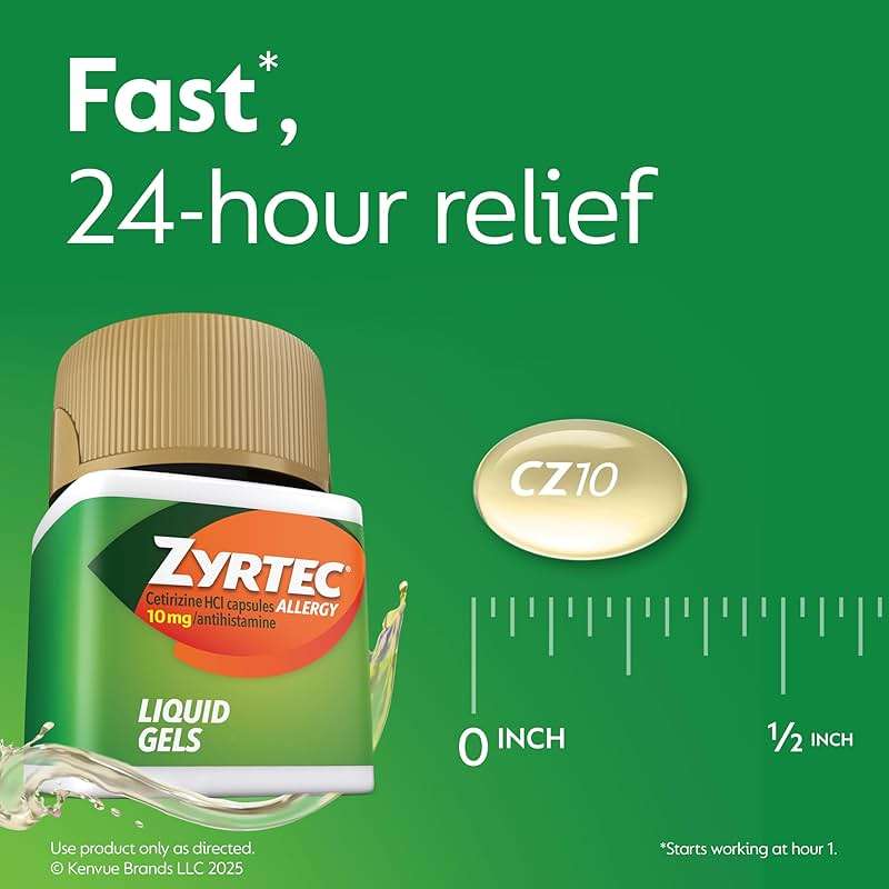 Zyrtec Liquid Gels, 12 Count - Image 7