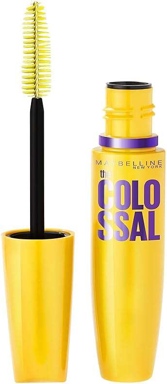 Maybelline Volum' Express Colossal Washable Mascara Makeup, Volumizing, Glam Black, 1 Count - Image 1