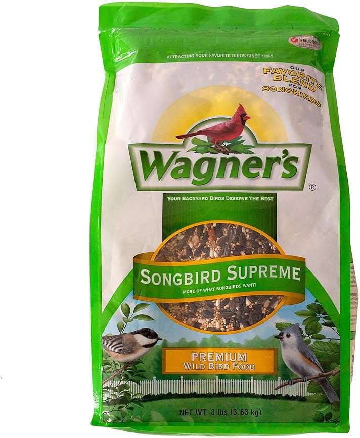 Wagner's 62042 Songbird Supreme Blend Wild Bird Food, 8-Pound Bag - Image 1