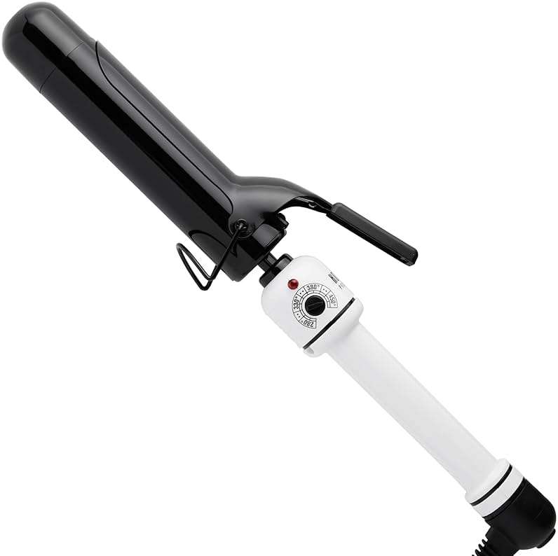 HOT TOOLS Pro Artist Nano Ceramic 1-1/2 Inch Curling Iron, Curling Wand For Loose Curls, Black/White - Image 1
