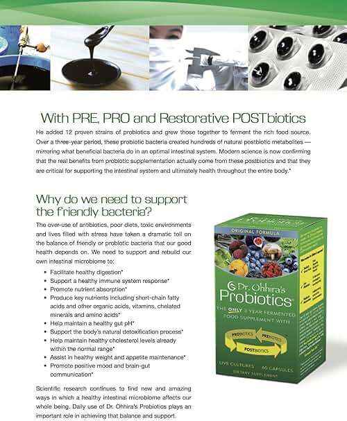 Essential Formulas Dr. Ohhira’s Probiotics Professional Formula with 5 Year Fermented Prebiotics, Live Active Probiotics and The only Product with Postbiotic Metabolites, 120 Capsules - Image 5