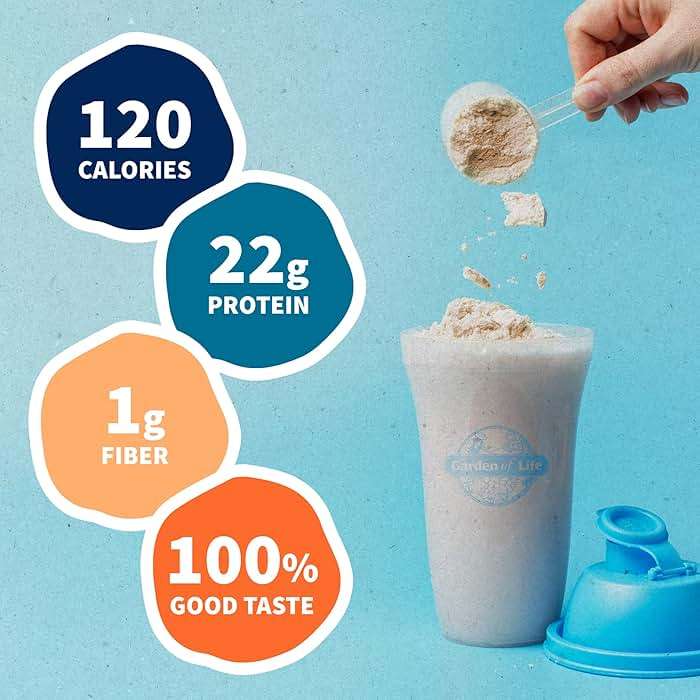 Garden of Life Organic Vegan Protein Powder, Plant Based & BCAAs, Organic Protein Powder with Probiotics & Enzymes, Non-GMO, Gluten-Free Lactose Free 1.2 LB - Image 3